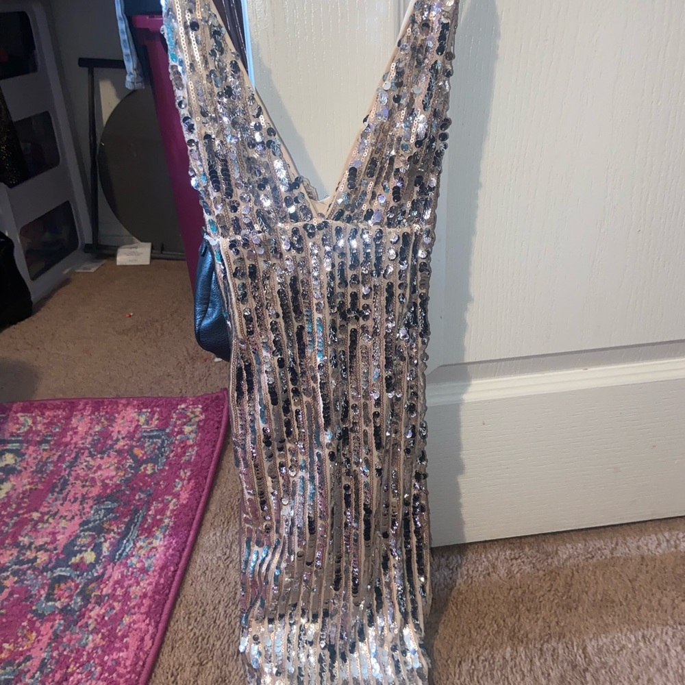 SEQUIN MINI DRESS